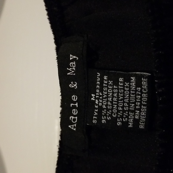 Adele & May top, size M, elbow length sleeve with 3" ruffle - Picture 2 of 6